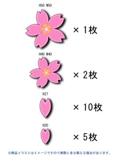 画像1: 桜ワッペン（セット）