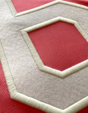 画像13: 一重縁取り刺繍 "オフホワイト起毛生地" 2025女性限定配布式 (13)